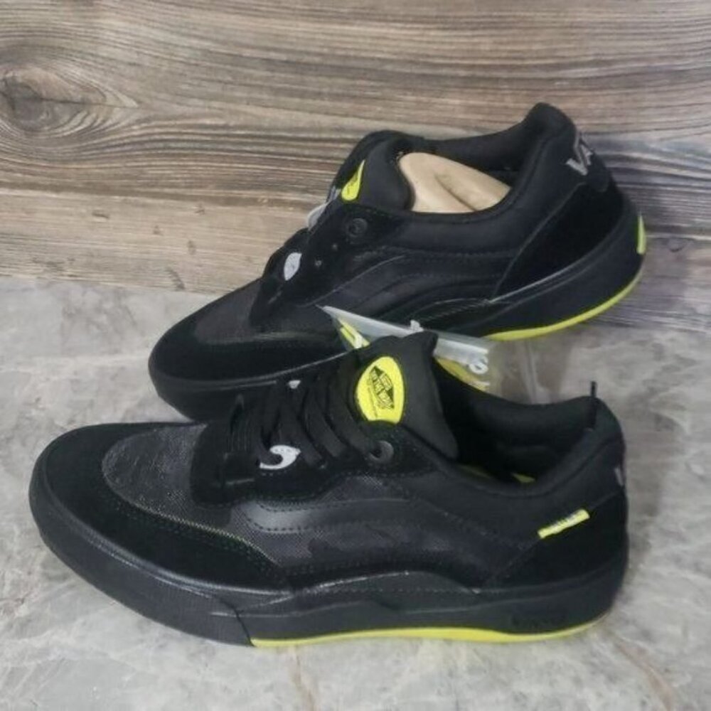 New Vans Mens Sneakers Wayvee Size 6.5 Skateboarding‎ Black Casual Streetwear